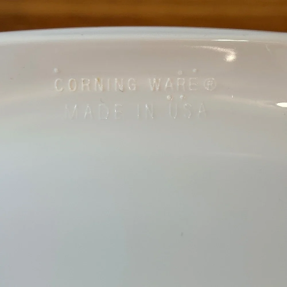 Corning Ware Casserole Dish A-2-B Callaway Ivy 2L White Green 8in‎ Square & Lid